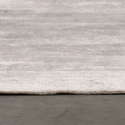 Grand tapis Silky gris argenté par Angelo 200 x 300 cm