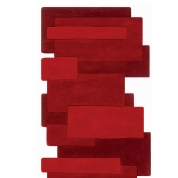 Tapis Pebbles rouge par Angelo
