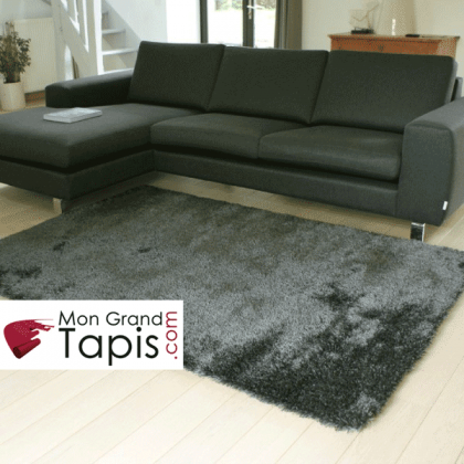 Grand tapis rectangulaire gris Swing par Arte Espina 