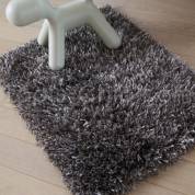 Tapis shaggy gris beige  Arte Espina 200 x 200 cm