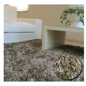 Tapis shaggy gris beige par Arte Espina en 200 x 200 cm