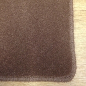 Tapis sur mesure en laine couleur Marron vision