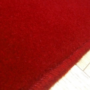 Tapis sur mesure en laine couleur Rouge impérial