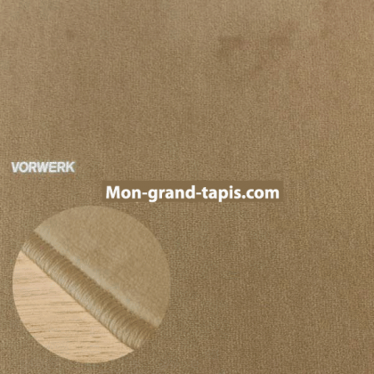 Tapis sur mesure beige foncé modena par Vorwerk 