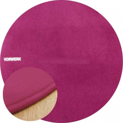 Tapis sur mesure rond Fushia Modena par Vorwerk 