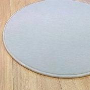 Tapis sur mesure rond Gris Clair Modena par Vorwerk 