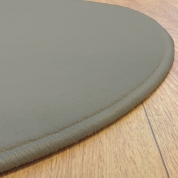 Tapis sur mesure rond Gris Foncé Modena par Vorwerk 