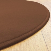 Tapis sur mesure rond Marron Modena par Vorwerk 