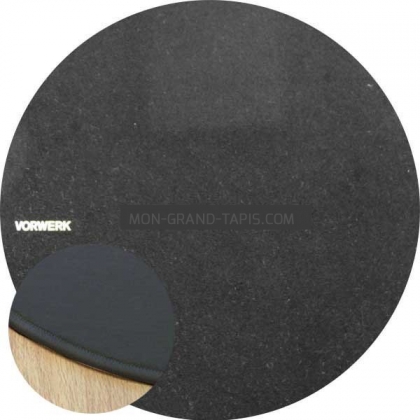 Tapis sur mesure rond Noir Modena par Vorwerk 