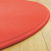 Tapis sur mesure rond Orange Corail Modena par Vorwerk 