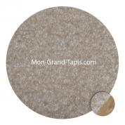 Grand tapis rond Ecru sur mesure par Mon Grand tapis sélection