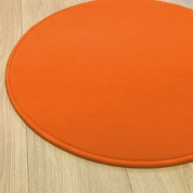 Tapis sur mesure rond Orange Modena par Vorwerk 