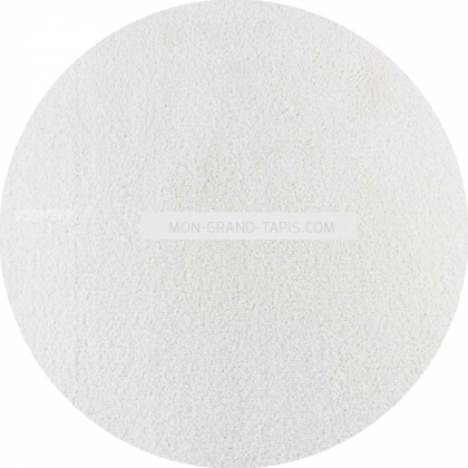 Tapis sur mesure rond Blanc gamme Safira par Vorwerk