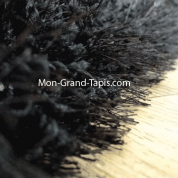 Grand tapis rond sur mesure noir par Mon Grand tapis sélection