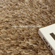 Echantillon Grand tapis shaggy noir sur mesure par Mon Grand tapis sélection