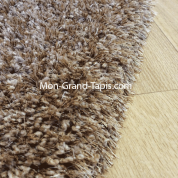 Grand tapis shaggy beige sur mesure par Mon Grand tapis sélection