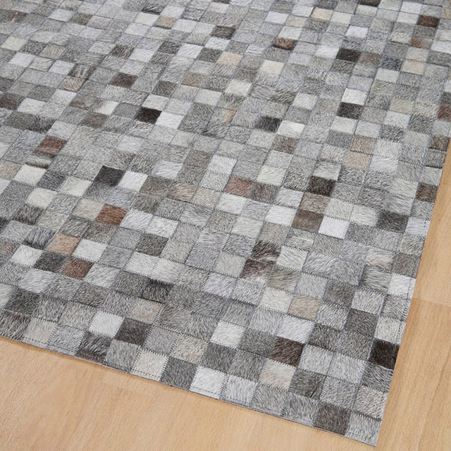 Grand tapis en cuir Rodjer