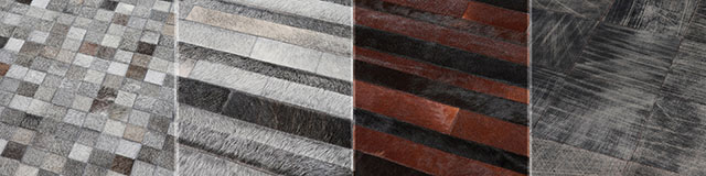 Grand tapis en cuir