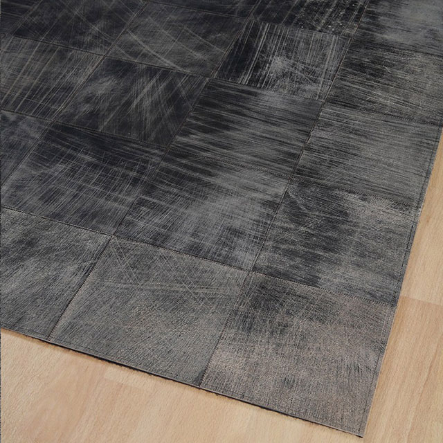 Grand tapis en cuir Walker
