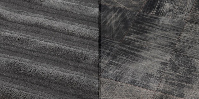 Grand tapis gris par Home Spirit
