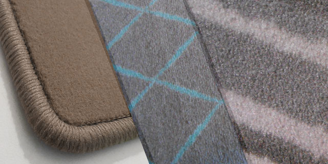 Tapis sur mesure gris par Vorwerk