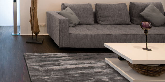 Grand tapis gris cendré Angelo Annapurna