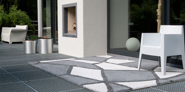 Tapis extérieur King W Stone