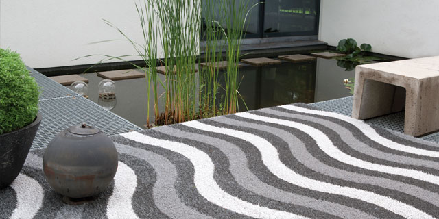 Tapis extérieur King W Stream