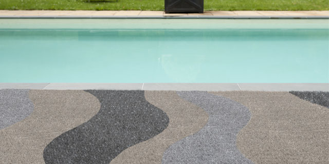 Tapis extérieur King W Wave