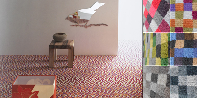 Grand tapis Vorwerk Pixel