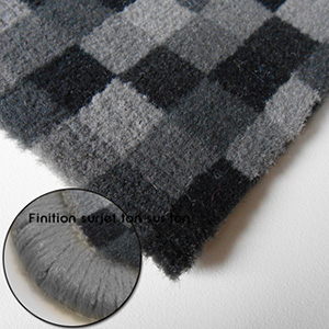 Grand tapis Pixel Gris