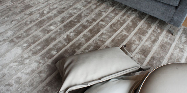 Grand tapis Rosy gris