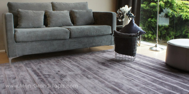 Tapis Rosy Violine par Home Spirit